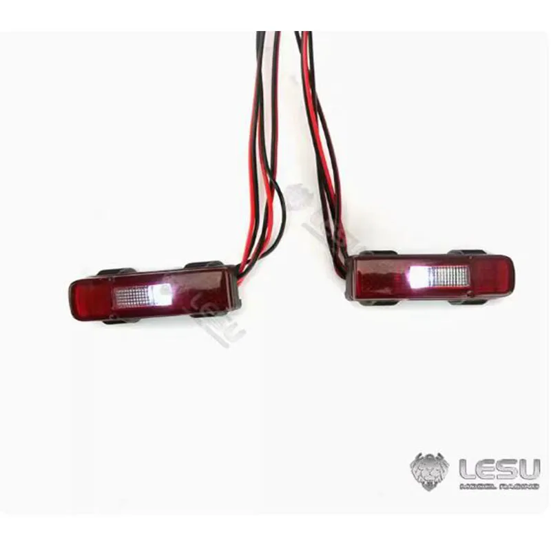 LESU Kunststoff-Rücklicht LED für 1/14 RC Flachbett-Traktor-LKW-Modell Tamiya DIY Auto-Teile Spielzeug für Erwachsene Th19415-Smt3 – Detail 8