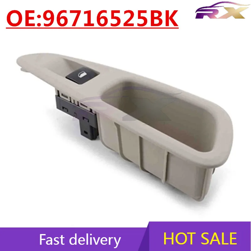 

OEM:96716525BK Suitable For Peugeot 408 car right rear glass lifter switch electric window control switch