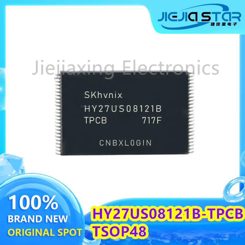 

2 шт. HY27US08121B-TPCB HY27US08121B TSOP48 100% новый и оригинальный импортный электроника 64 МБ NAND FLASH