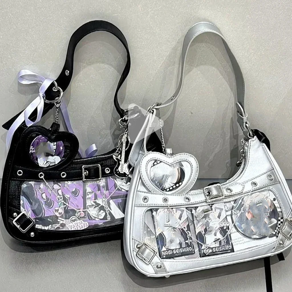 

New Japanese Harajuku Students Daily Class Ulzzang Shoulder Bag Niche Design Girl Fashion Y2K Ita Bag Cute Kawaii Armpit Bag