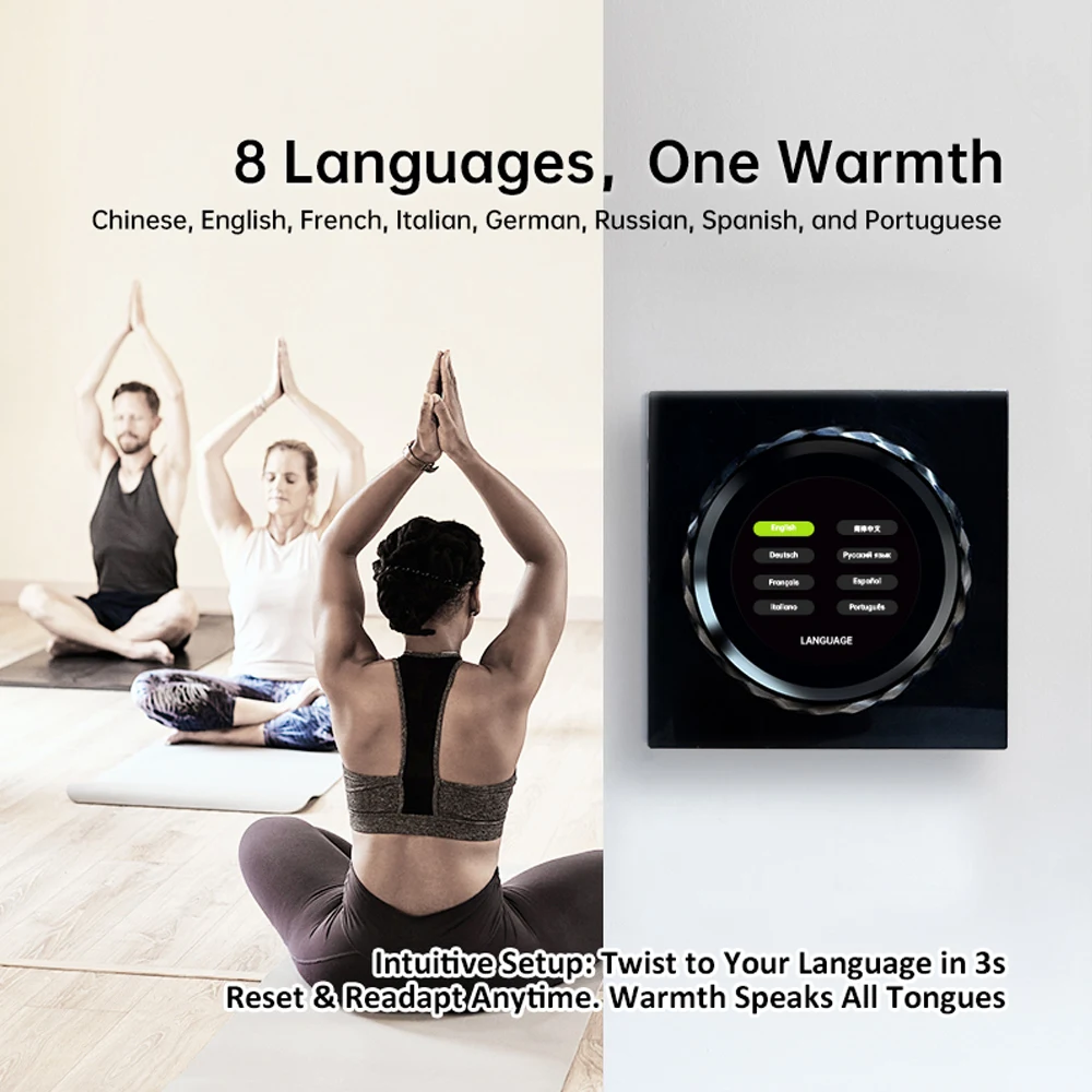 2025 Tuya Temperature Controller Smart Life WiFi Thermostat BAC-2007 for Air Conditioning Heating Cooling with Alexa Google