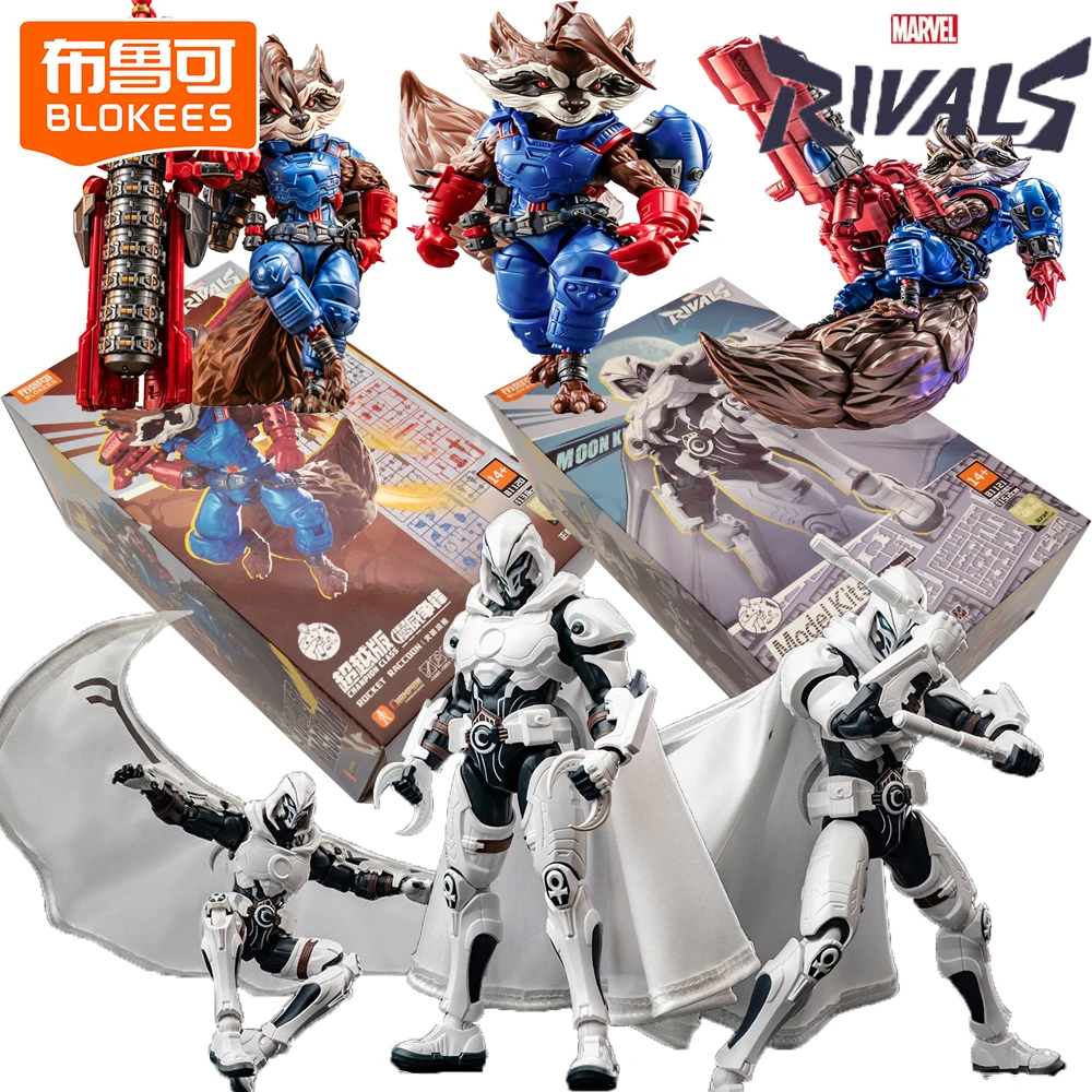 new-genuine-blokees-marvel-rivals-action-figures-realistic-designs-durable-and-display-worthy-decor-model-toys-birthday-gifts