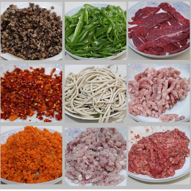 QRLS-400 1500W tritacarne elettrico in acciaio inox cucina multiuso tritacarne commerciale 1 pz robot da cucina