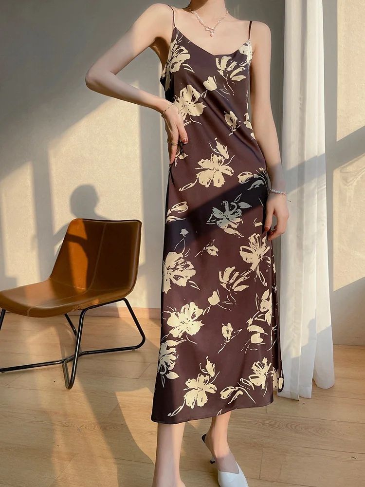 

WL020Slim Fit Fashion Printed SwingEvening Dress