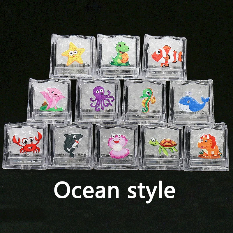 1/3pcs Baby Bath Toys Bathtub LED Light Up Toys Colorful Changing Waterproof Underwater Lights Bath Toys for Boys Girls Gift