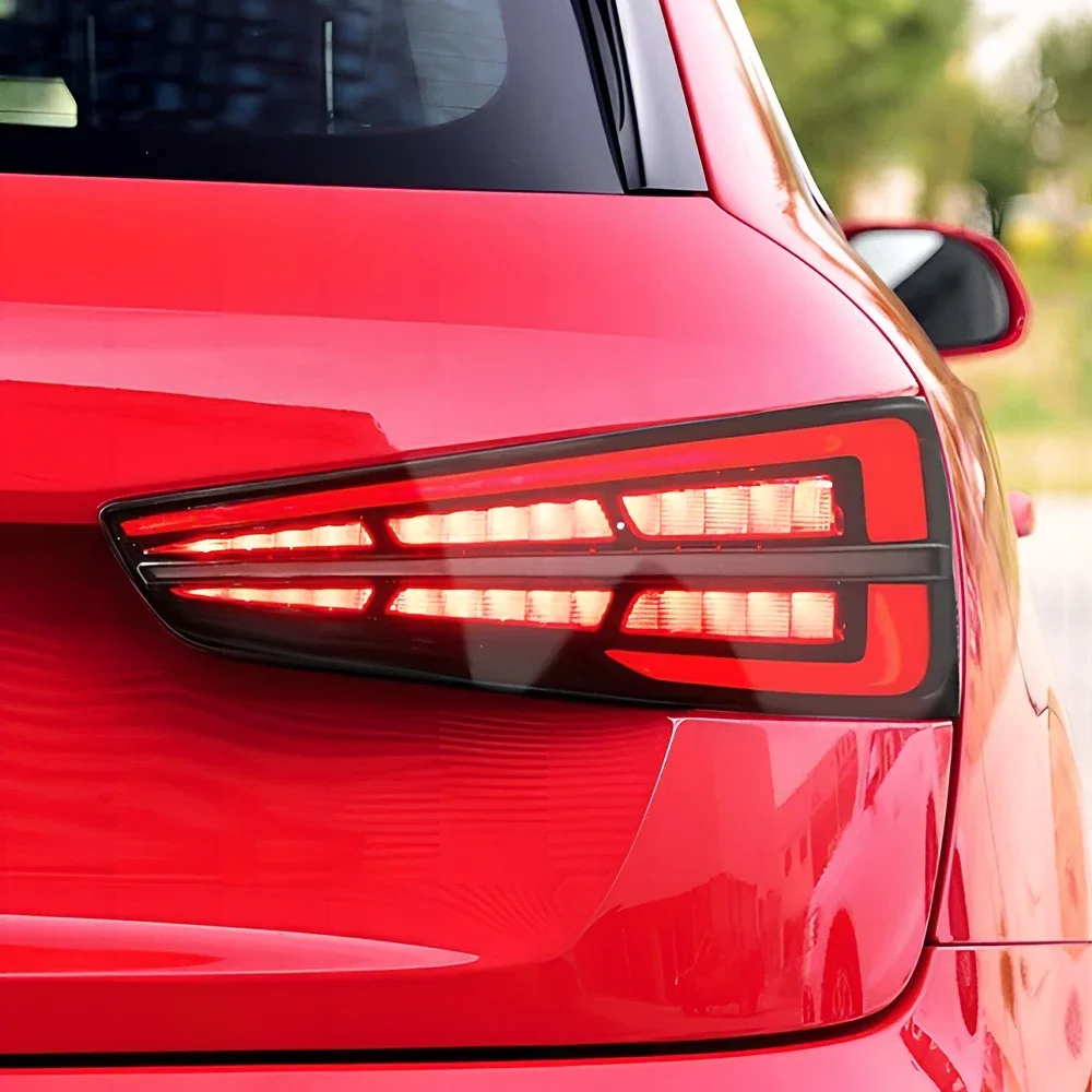 For Audi Q3 SQ3 2013-2018 Auto Rear Back Lamps Assembly Upgrade LED Dynamic Turn Car Tail lights Plug and Play Accessories