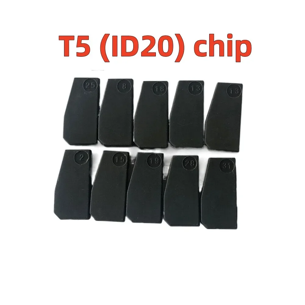 5pcs10pcs T5 Ceramic Transponder Chip ID20 ID 20 ID 13 T20 ID13 Transponder Chip Car Key blank Chip