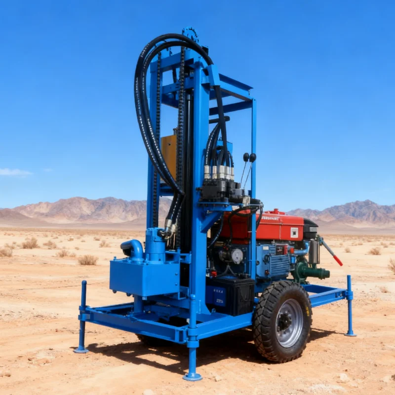 

Powerful 200m Hydraulic Water Well Drilling Rig Heavy-Duty Borehole Drilling Machine for Hard Rock