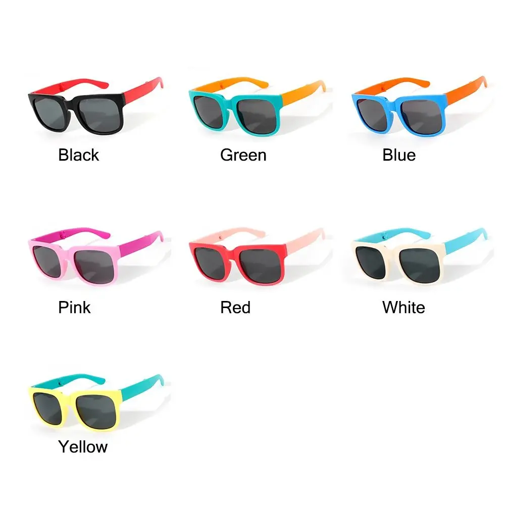 Fashion Outdoor Kids Sunglasses Square Frame UV 400 Travel Goggle Children Eyewear for Toddler Boys and Girls