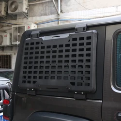 Rear Window Storage MOLLE Panel Gear Hanging Board Modular Organizer For Jeep Wrangler JL 2018‑2025 4-Door Exterior Accessories