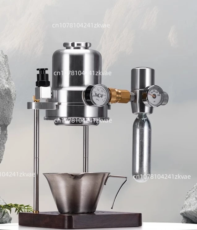 Outdoor camping pneumatic coffee machine household small portable extraction stabilized espresso machine