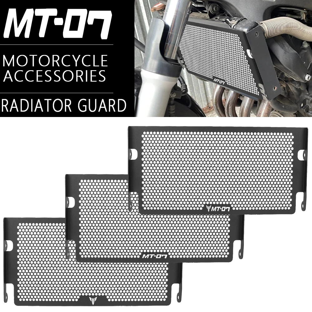 For Yamaha MT-07 MT07 Y-AMT 2025-2027 2025 2026 2027 Motorcycle Accessories Radiator Water Cooler Grille Guard Cover Protector