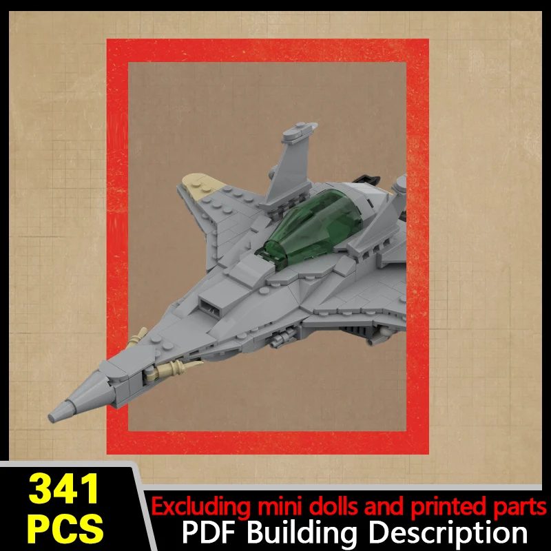 LD-605-G Fighter Jet Model MOC Building Bricks War Equipment Modular Technology Gifts Holiday Assemble Children Toys Suit