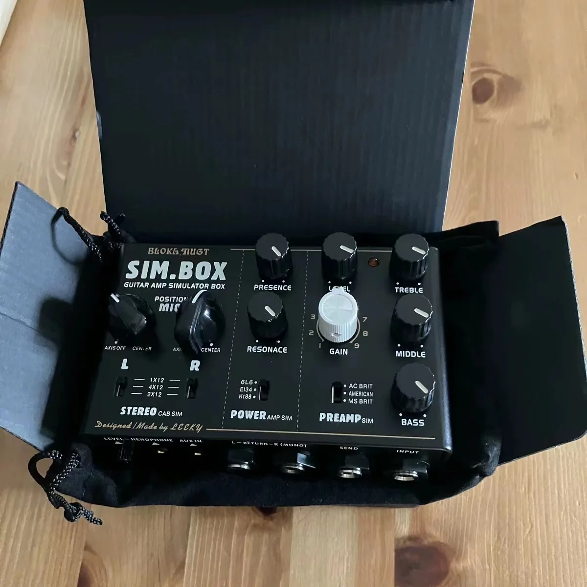 SIM BOX Electric Guitar Amp Simulator Box Cabinet Simulator DI Box