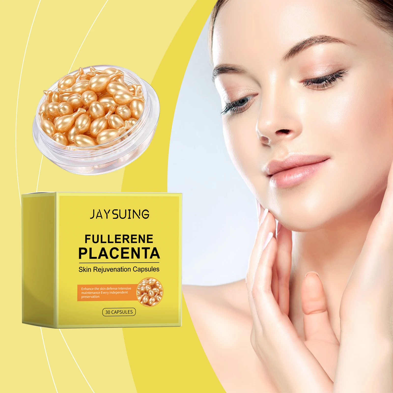 

Facial Essence Capsule Anti-Aging Smooth Fine Lines Wrinkle Spot Acne Removal Improve Sagging Nourish Firm Brighten Face Serum
