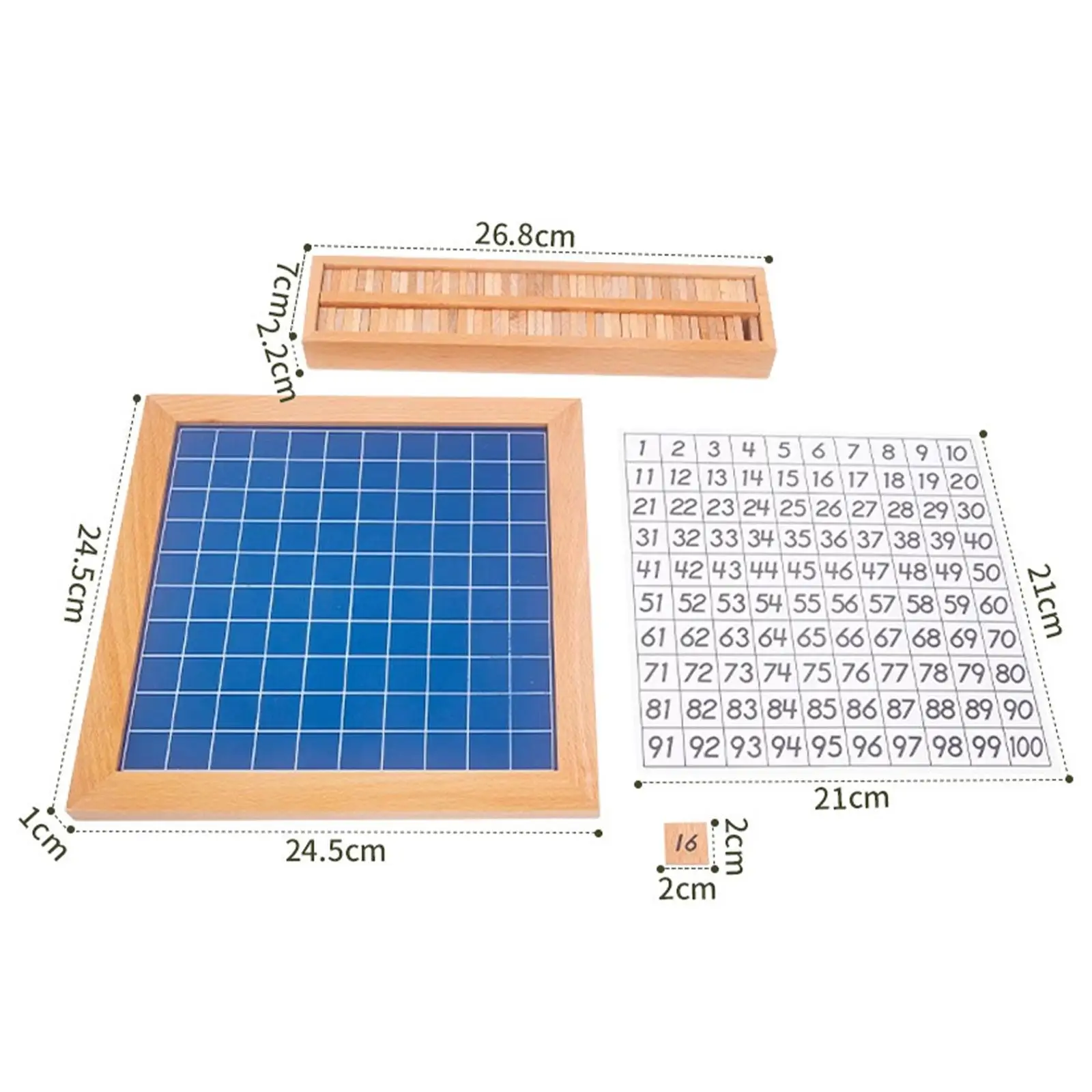 Montessori matemática contando para crianças, 1 a 100 números, 1 a 100, brinquedo educativo para jardim de infância