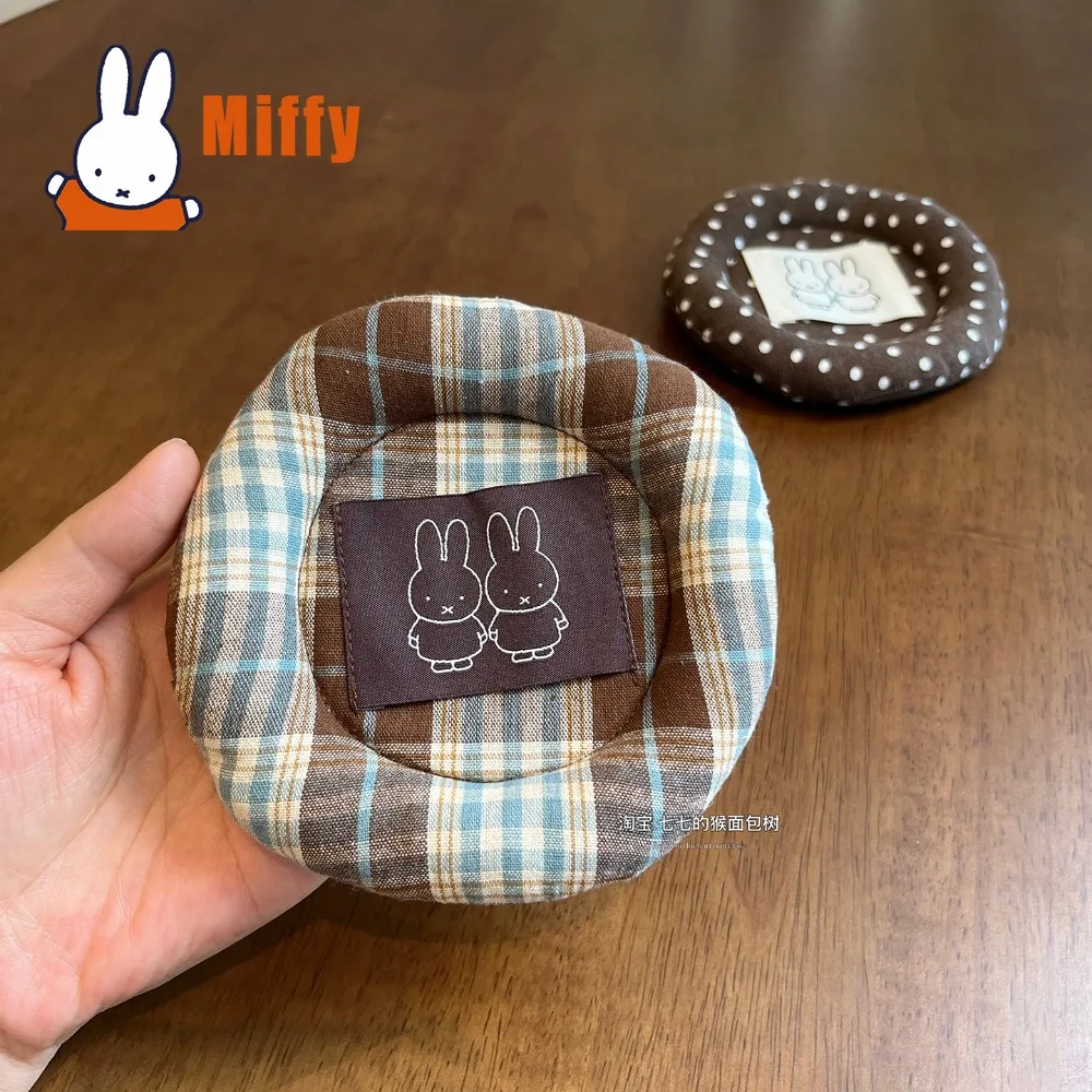 Kawaii Miffy Coaster Cute Cup Mat Padded Fabric Heat Resistant Insulation Placemat Table Decor Coffee Mug Pad Photo Prop Gift view 5