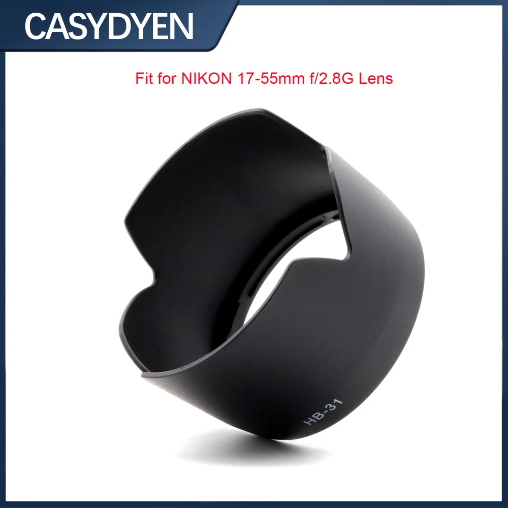 HB-31 Lens Hoods Bayonet Lens Hood For Nikon 17-55mm f/2.8G Bayonet Mount Camera Lenses Hood