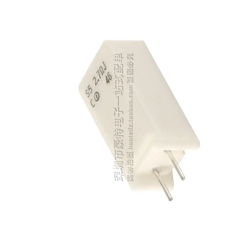 10PCS/ RGGS5 imported 5W 2.7 ohm 2.7 Ω J 5% metal plate high precision non-inductance cement resistance image 4