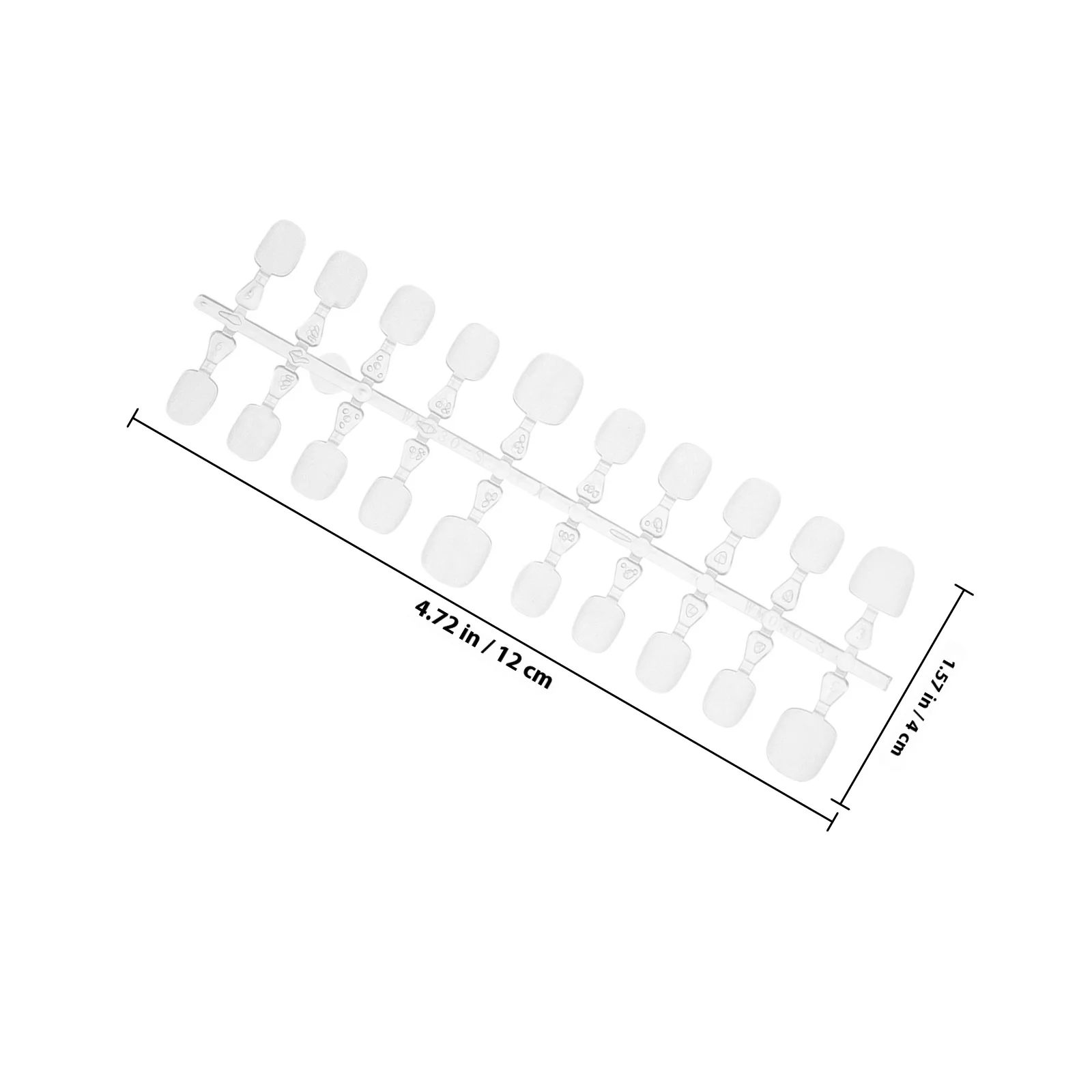 1 Box Of Kids Blank Press On Full Cover Short False Nail Tips Detachable Children Fake Nails Kit For Diy Manicure Ultrathin