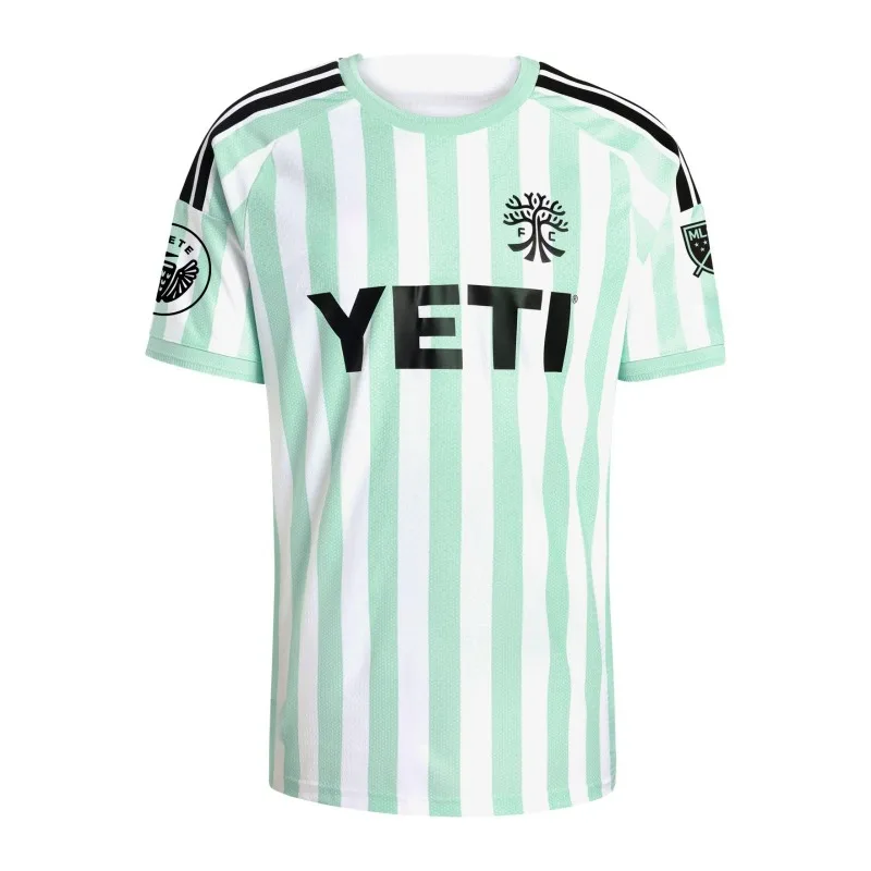 Camiseta Deportiva de Visitante del Austin FC 2026 de la MLS, Secado Rápido, Cómoda, Transpirable y Absorbente de Sudor, Camiseta de Manga Corta Unisex