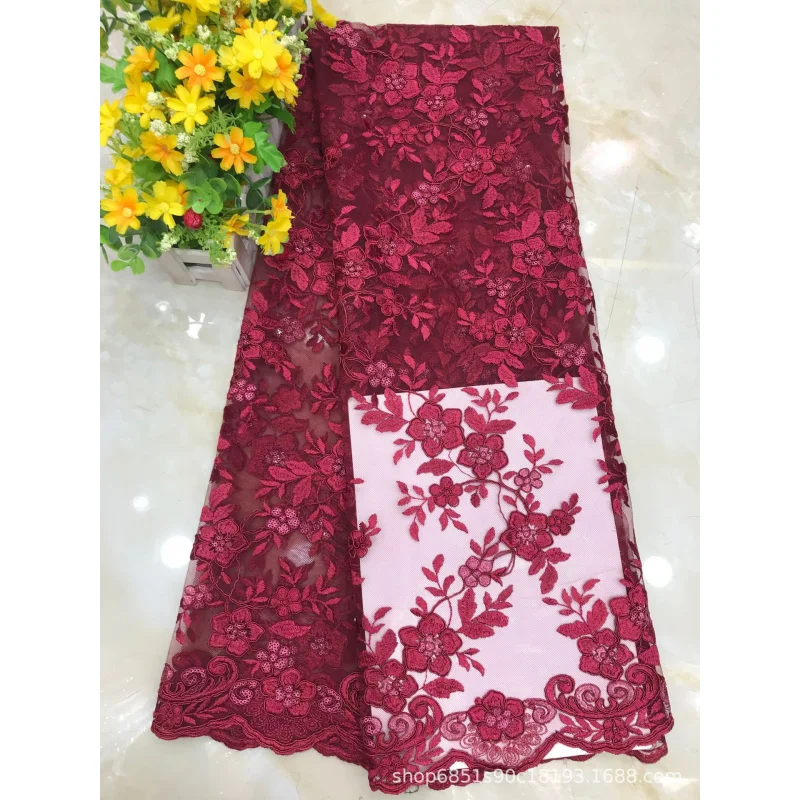 New Bone Rope Rope Embroidered Flowers Popular Dress Clothing Children's Clothing Fabric
