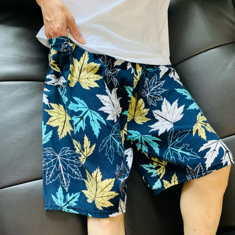 Summer Men's Coconut Tree Graphic Shorts Hawaii Style 3D Printed Casual Shorts Drawstring Trunks Man Sweatpants Shorts