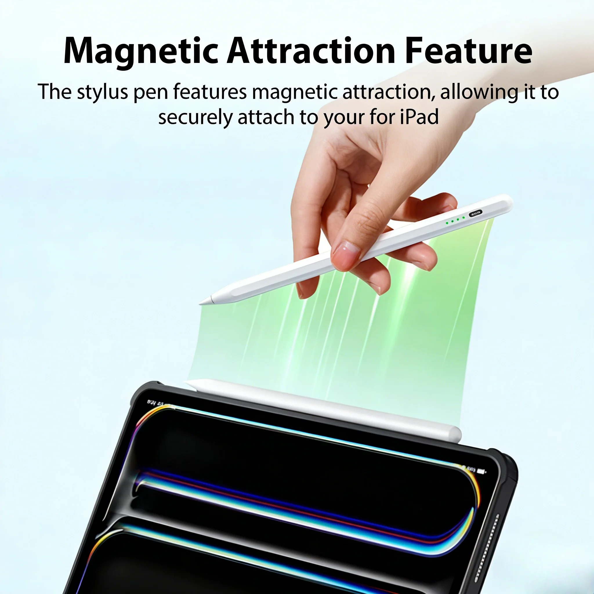 Universal Stylus Pen, Active Stylus Pen Compatible for iOS and Android Touchscreens/Phones, Rechargeable Stylus Pen