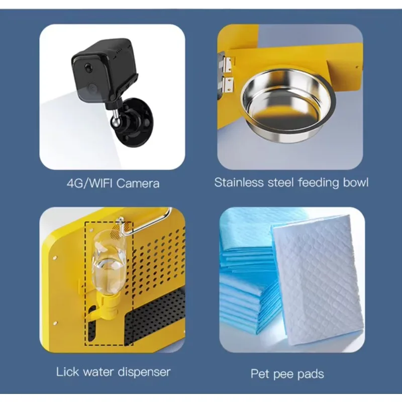 Smart Pet Travel Cer Airline Approved 4 G WIFI Cat Transport Box with APP