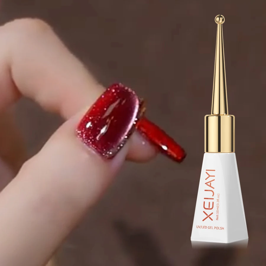 1pc 10ml Chili Peppers Magnético Cat Eye Chrome Prego Pó Chameleon Metálico Nail Art Glitter Pó Para Gel Polonês DIY Home Na