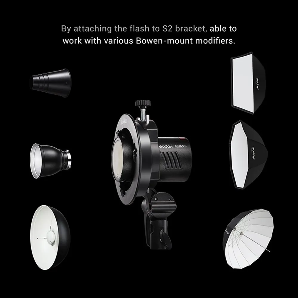 Godox AD100Pro 100W TTL HSS Flash for Canon Nikon Sony