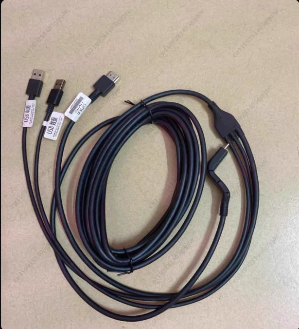 E3B E3C E3P Helmet Data Cable Dp Three-in-one Helmet Cable
