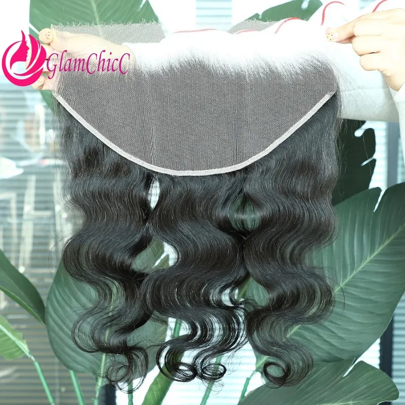 

Премиум 150% Плотность 13x6 Объемная волна Кружева Фронтальная для женщин От уха до уха Fronatl Застежка Предварительно выщипанная линия волос Натуральный черный 10-22 дюйма