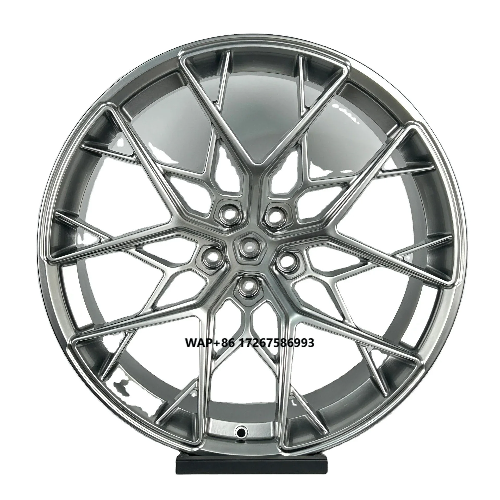 

High Quality Custom Aluminum Alloy Automotive Wheel Hub Premium Passenger Car Wheels-New Condition Chrome Finish Mesh Design 6