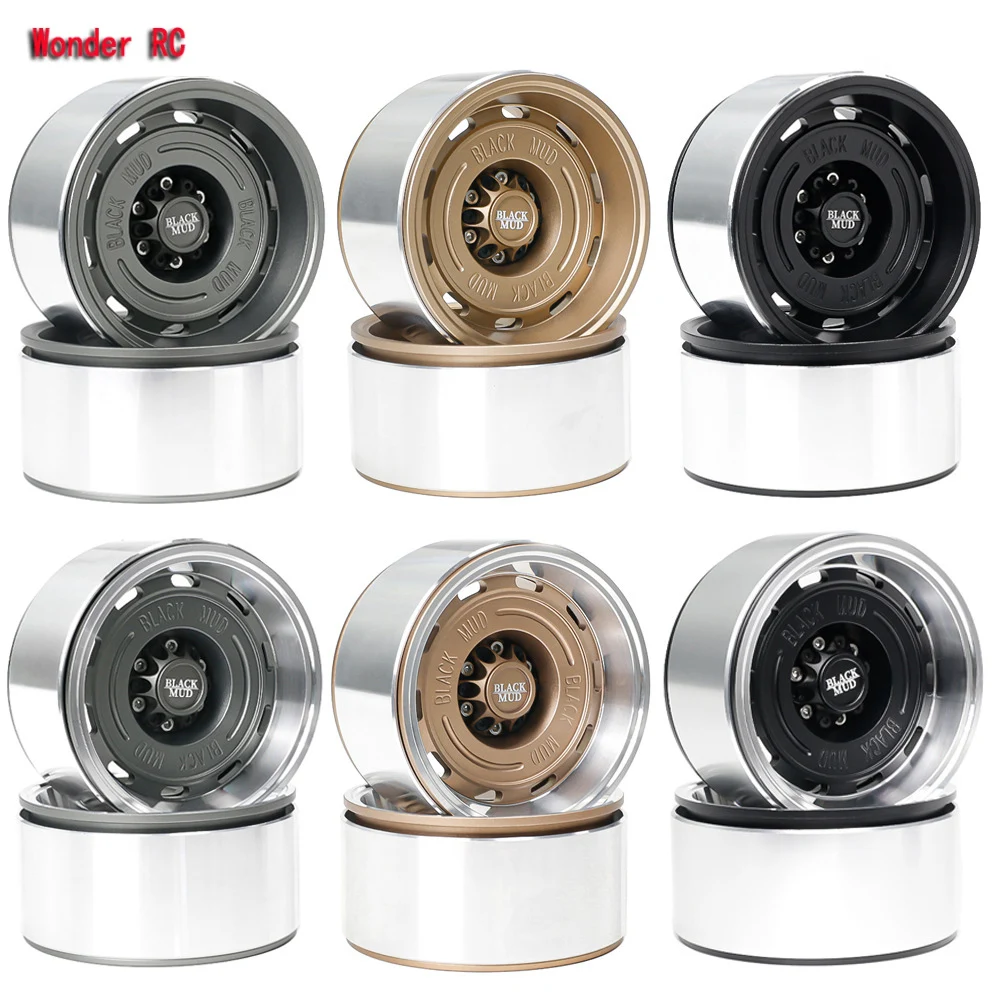 2.6inch Rim Simulated Wheels Hub 12 17mm Combiner Upgrade Parts for 1/8 RC Crawler Car Off-road Croboll MK07 KM4 KM2 Crossrc