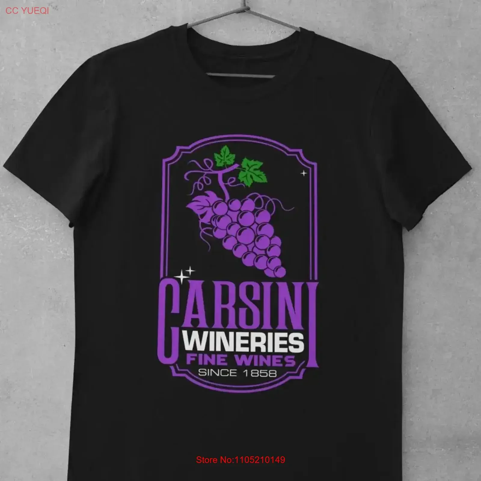 Carsini wineries retro 80s tv temático t camisa columbo detetive clássico idéia vintage lavado macio unisex topo para uso diário
