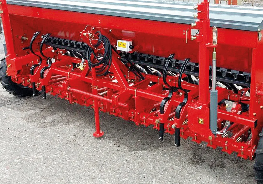 25 rows Mechanical row seed drill Wheat seeder Grain planter  seeding equipment