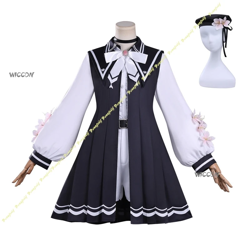 Magical Girl Costume Sakuraba Ema Cosplay Costume Set With Clothes,Wig,Shoes High Quality Halloween PlayRole Clothes Witch Trial view 4
