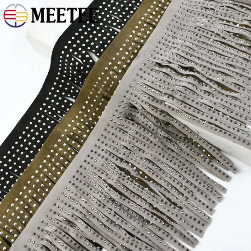 

1/2Meters Velvet Suede Tassels Fringe 14cm DIY Curtain Lace Trim for Garment Skirt Bag Trimming Leather Craft Sewing Accessories