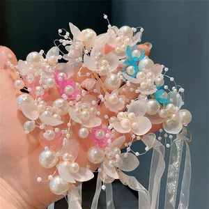 Zakol-sweet romantic nuptial pearl flower flower hit, garland headband, gift from the wedding jewelry 8 Main Perola Sales - №1