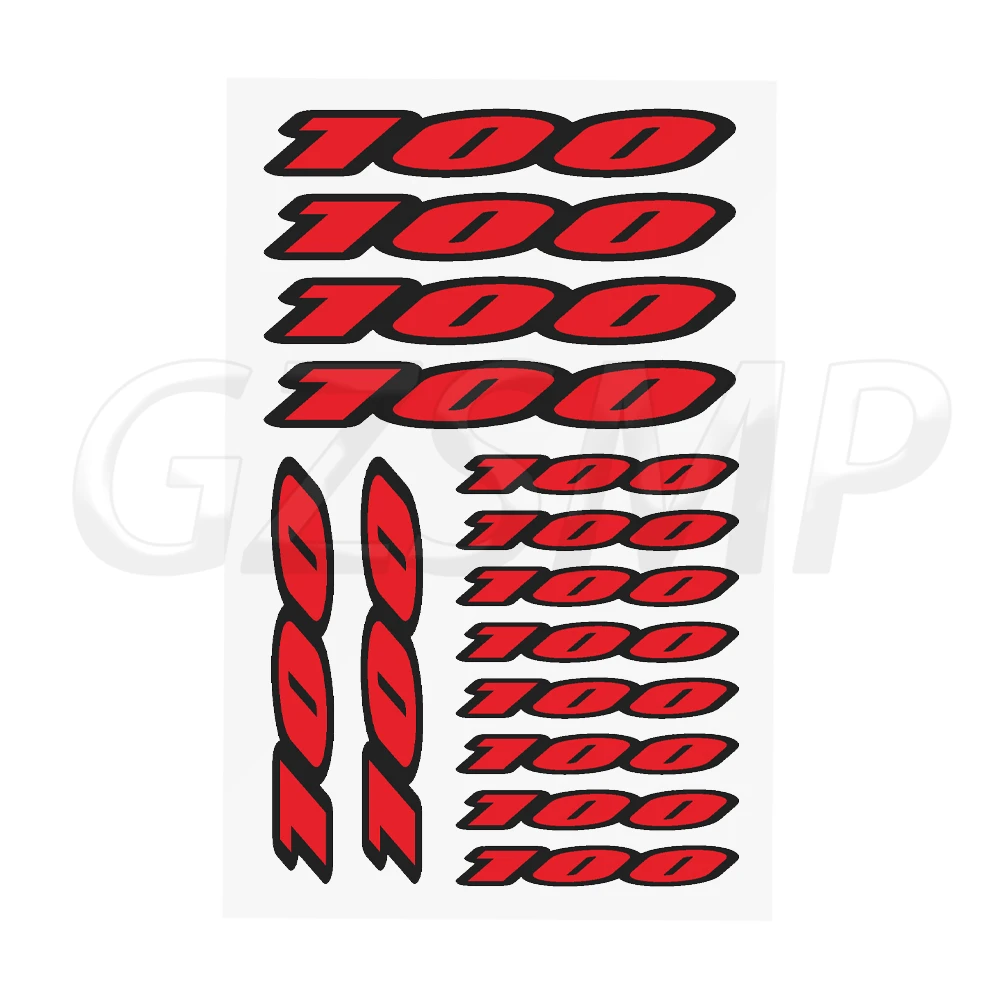 Fit for Kawasaki Suzuki KX100 KD100 KM100 RM 100 Universal Motorcycle Fairing Body Shell Sticker Deco Decal Emblem 3