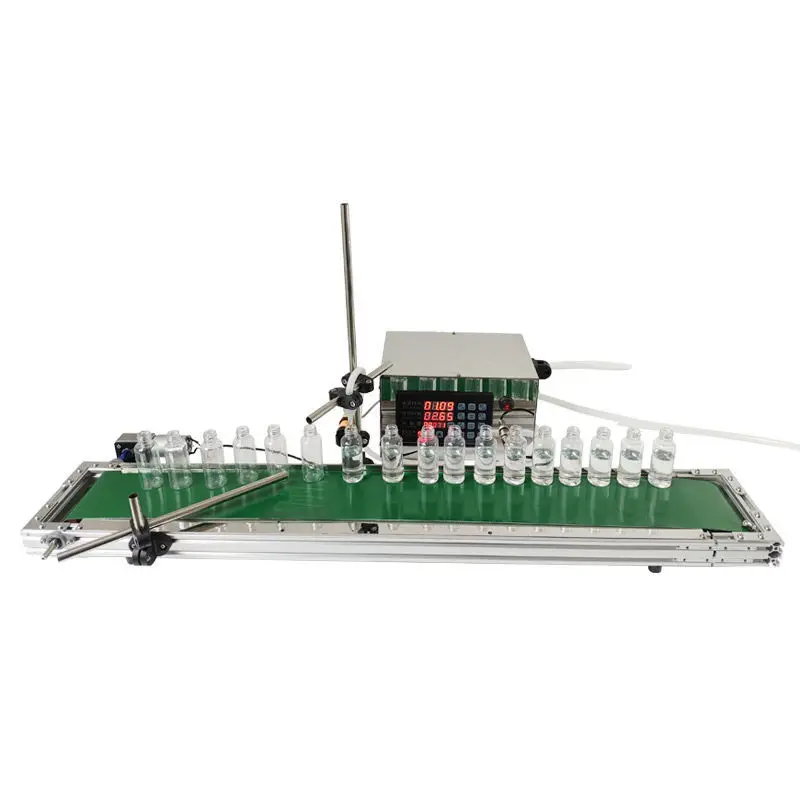 

Automatic Magnetic Pump For Water Perfume Essential Oils Liquid Plastic And Glass Bottle Filling Machine
