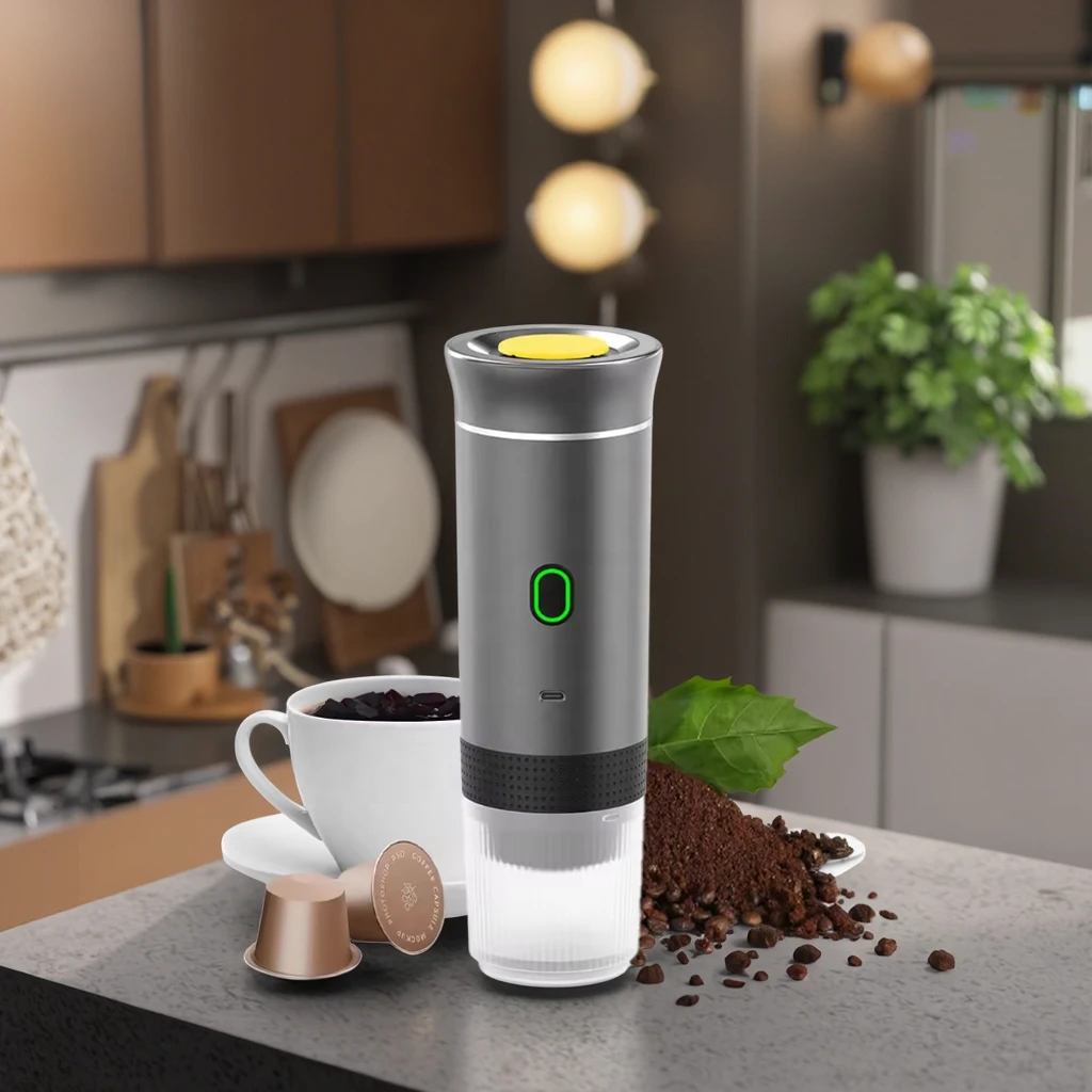 

Portable Electric USB Battery-Powered Cold Brew Coffee Machine with French Operating Language Capsule Coffee Brewer