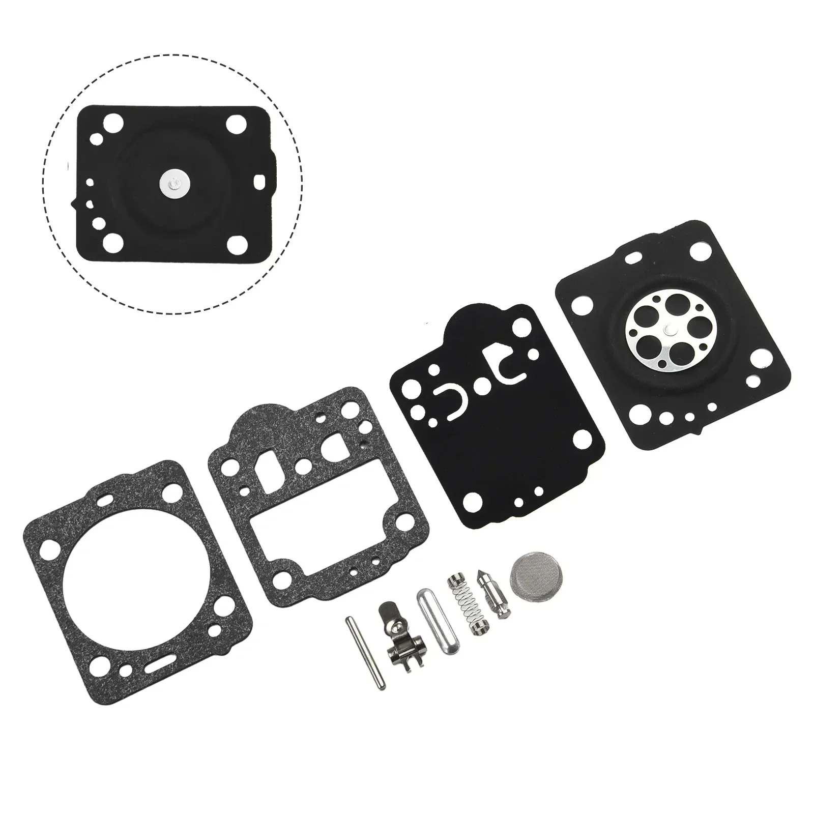 Carburetor Repair Rebuild Kit Sturdy Garden Power Tool Accesseries For Zama RB-149 C1T-EL41A C1T-W33A C1T-W33B C1T-W33C C1T-W33