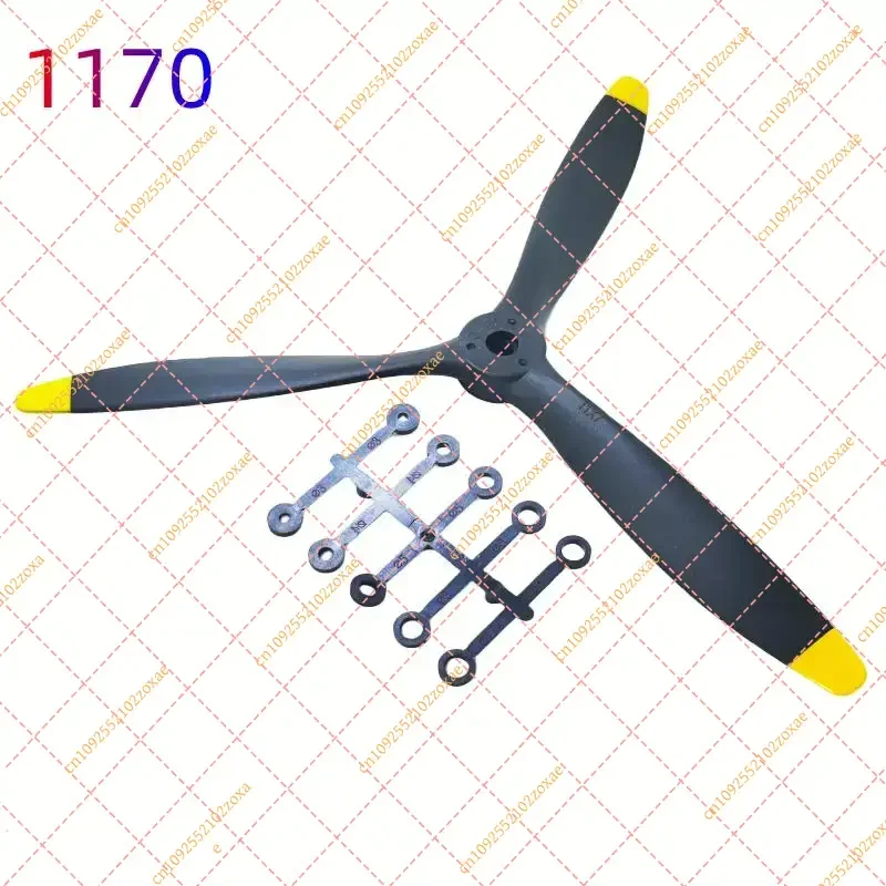 1PC 3-Bladed Propeller 8060 9060 1060 1170 1380 Three Leaf Blade For RC Airplane Model