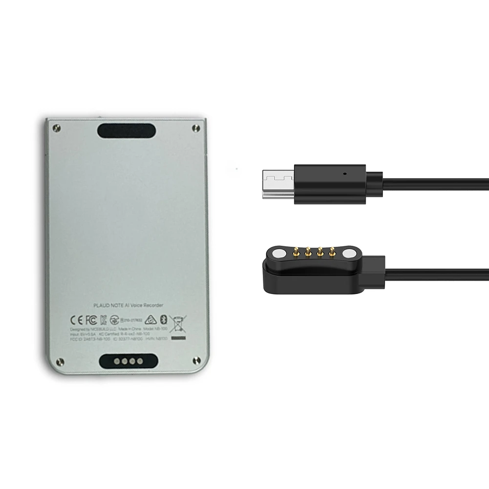  4pin Smart Watch Dock Charger Adapter Magnetic Charger Cable Wire For PLAUD Note AI Recorder Charger Cable