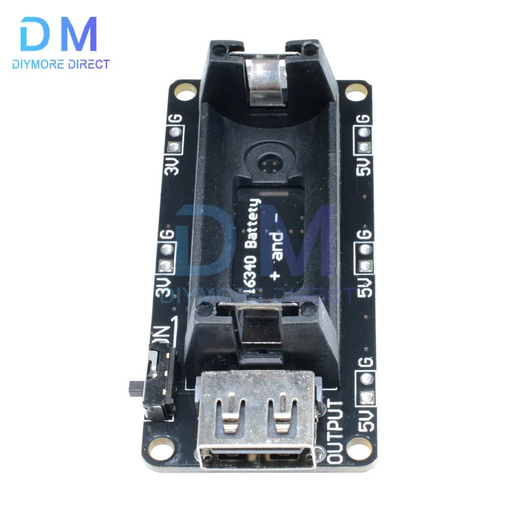 16340 Lithium Battery Shield Mobile Power Expansion Board Module Micro USB For Arduino