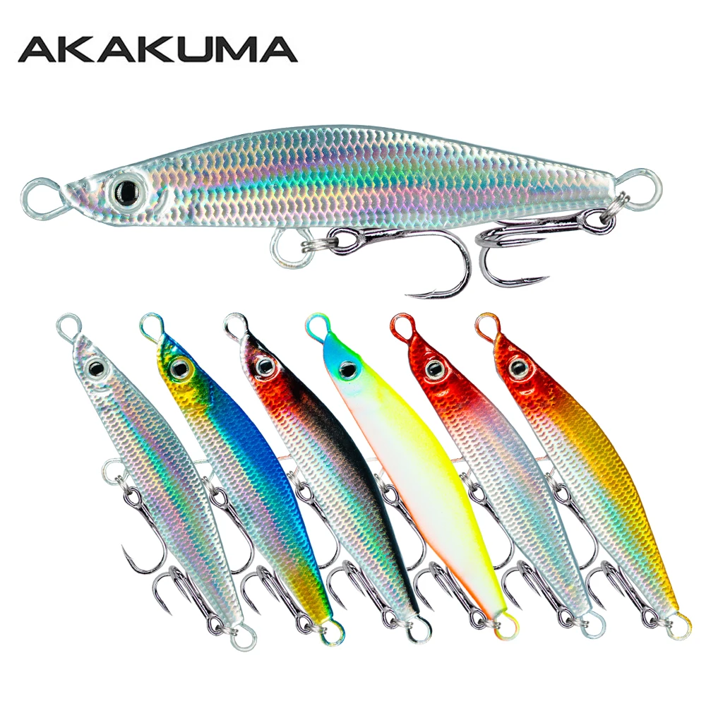 6 Stück Laser-Angel-Jigs, sinkender Metallguss-Köder, 10 g/14 g/18 g/22 g/28 g, künstlicher Jigging-Köder mit Drillingshaken
