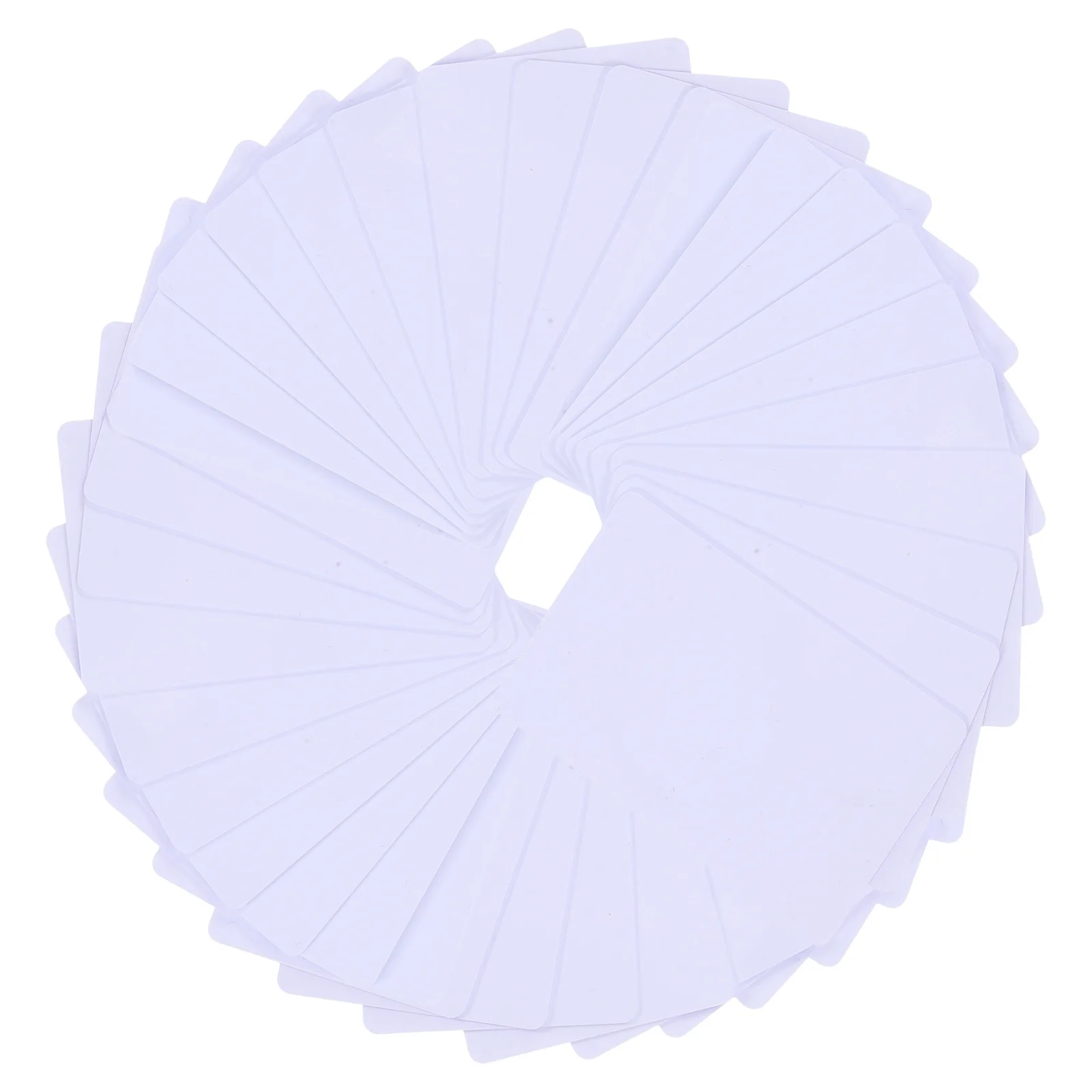 

250Pcs Rfid Blank PVC Cards Chip Integrated Id Badges Printable Access Control Cards for School Office Security System