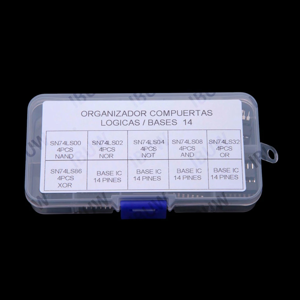 6Values 74LS00 74LS02 74LS04 48PCS 74LS00 74LS02 74LS04 74LS08 74LS32 74LS86 DIP-14 Integrated Circuit DIP IC Combination Kit